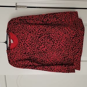 Chico's Zenergy Animal Print Top